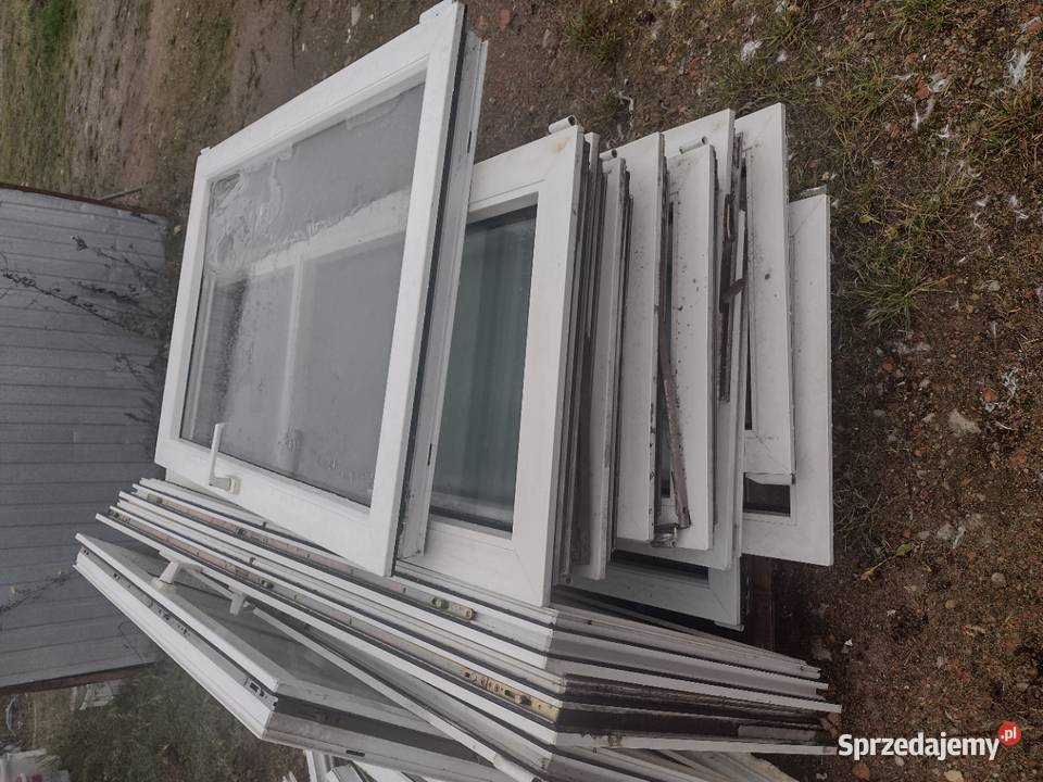 Okna szklarnia skrzydło szyba PCV Stargard