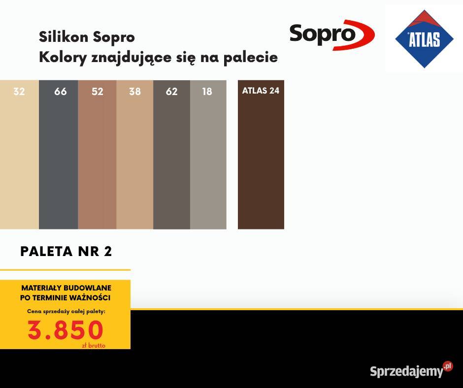 Silikony Sopro Kerakoll Atlas 150 cała paleta Poznań