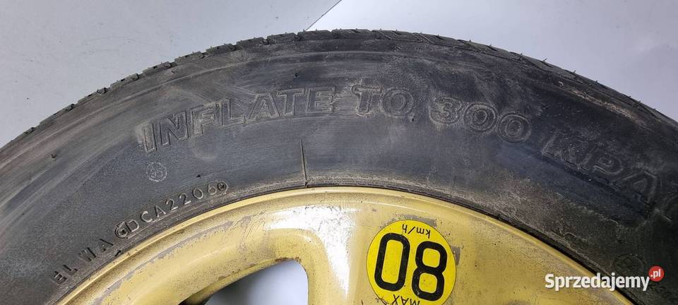 KOŁO DOJAZDOWE TOYOTA RAV4 III 22570R16 103M Lipno