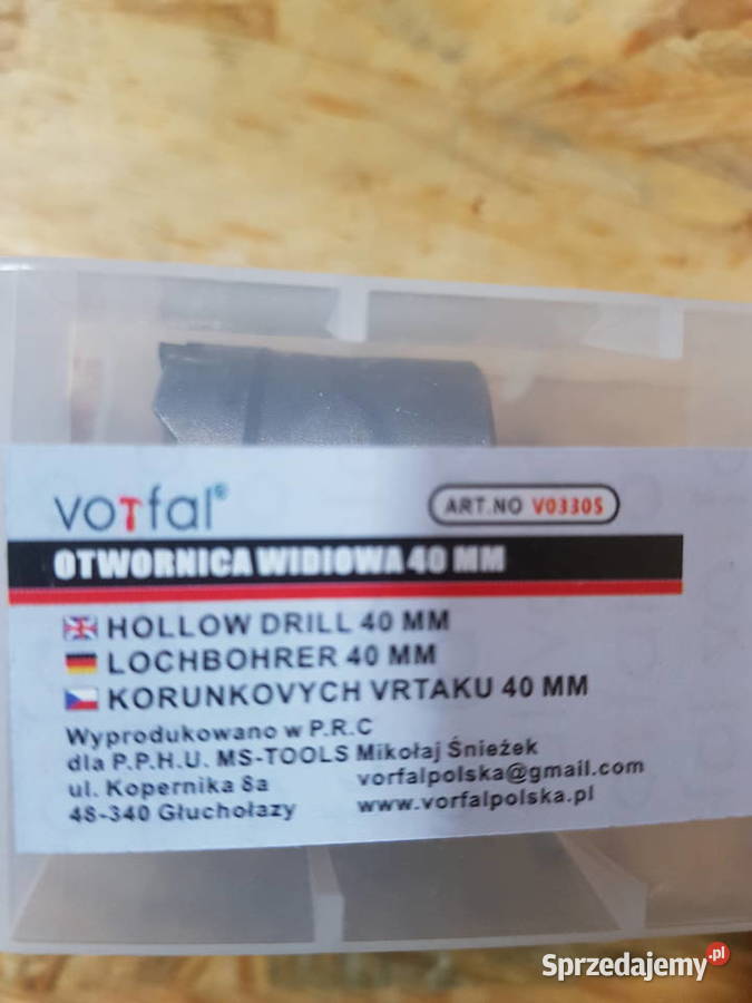 Otwornica do Metalu z węglikiem spiekanym 40mm Głogowa