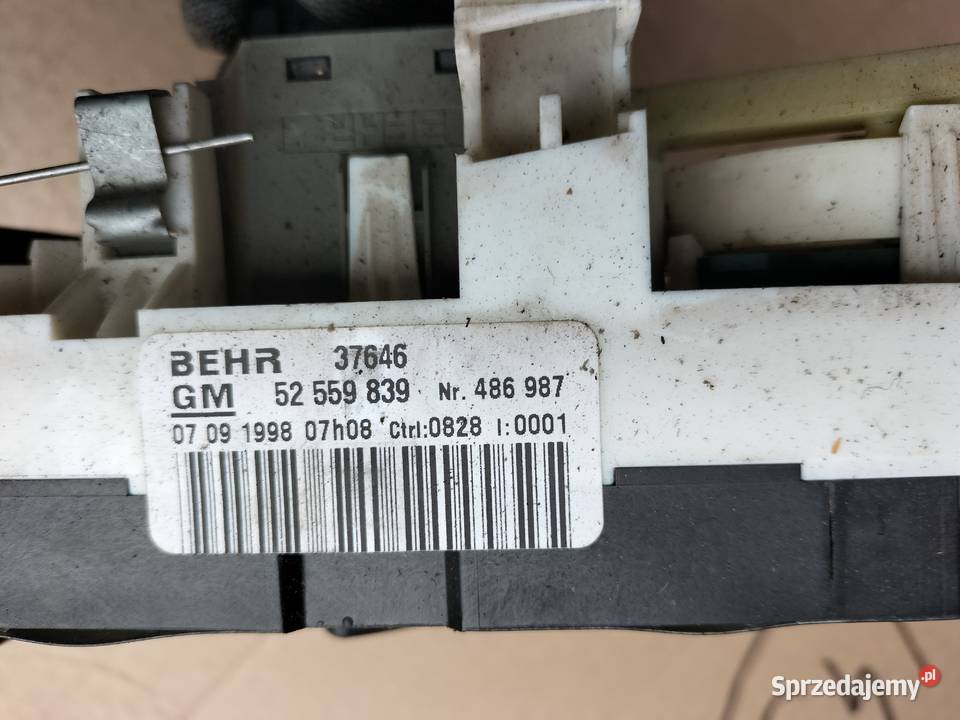 ASTRA G PANEL NAWIEWU KLIMATYZACJI 52559839 lubelskie Kamień-Kolonia