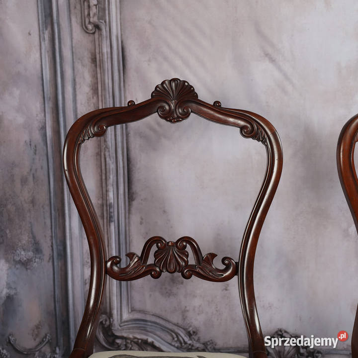 ARTexpert Para krzeseł krzesła wiktoriańskie Meble Dobrzany