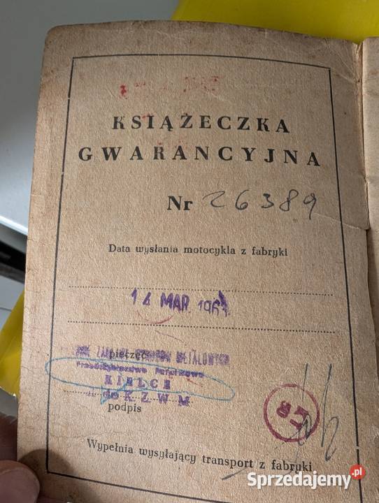 Piękna SHL M11 175 1963 Odrestaurowana zgodne 6km Motocykle, skutery, quady Dąbrowa Górnicza