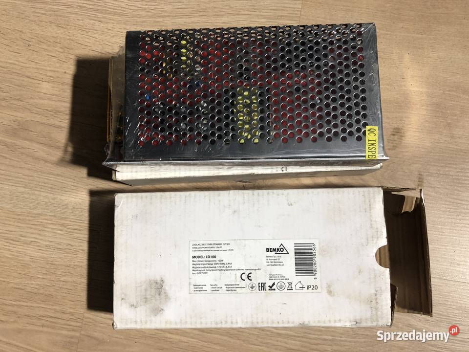 Zasilacz elektroniczny LED 12V 100W LD100 Józefin