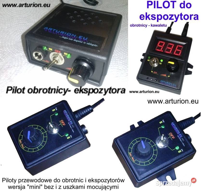 Ekspozytor obrotnica napęd reklamy regulowany do sprzedam