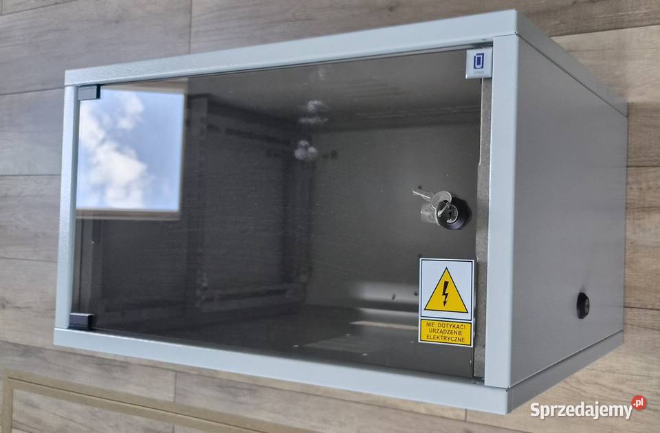 Szafa RACK 19 wisząca 6U 400mm ZPAS Solidna Stan Leśniewo