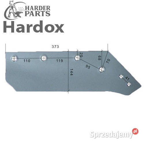 Lemiesz 14 300ha HARDOX 073002P do pługa Suwałki