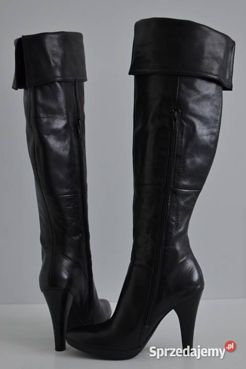 MUSZKIETERKI kozaki KOLANO na wygodnym słupku 26cm Białystok sprzedam