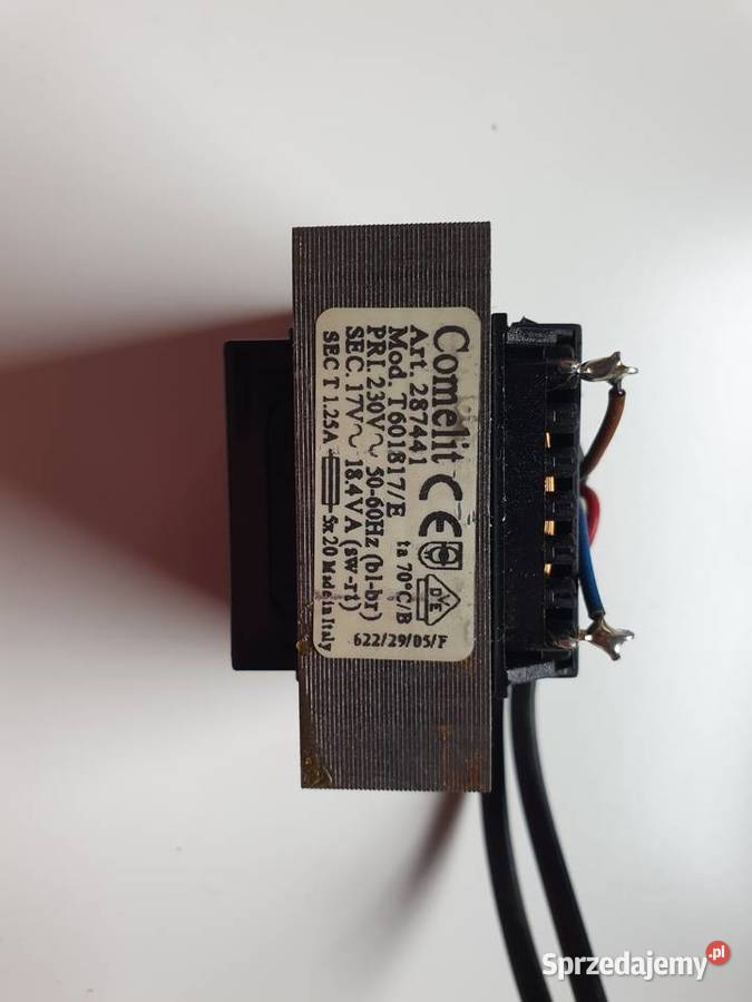 Transformator Comelit z pieca gazowego marki Elektronika