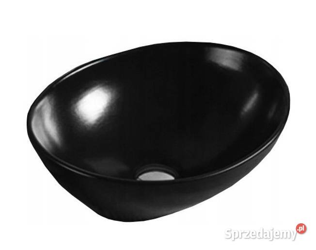 Umywalka nablatowa ceramiczna 40x34 BLACK CZARNA podlaskie sprzedam