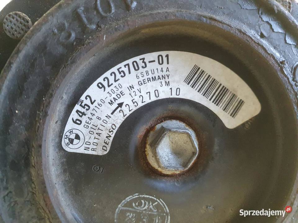 SPRĘŻARKA KLIMATYZACJI BMW E90 E91 20 D pompa sprzedam