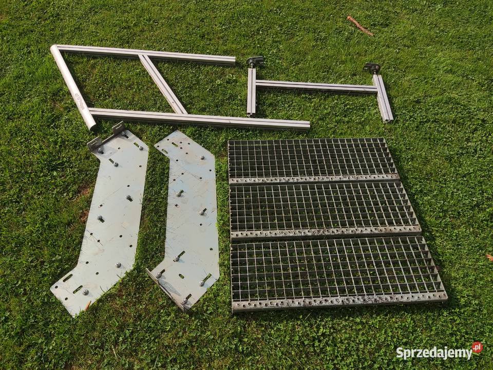 Schody stalowe wysokość 60 szerokość szczebla 80 małopolskie Libusza