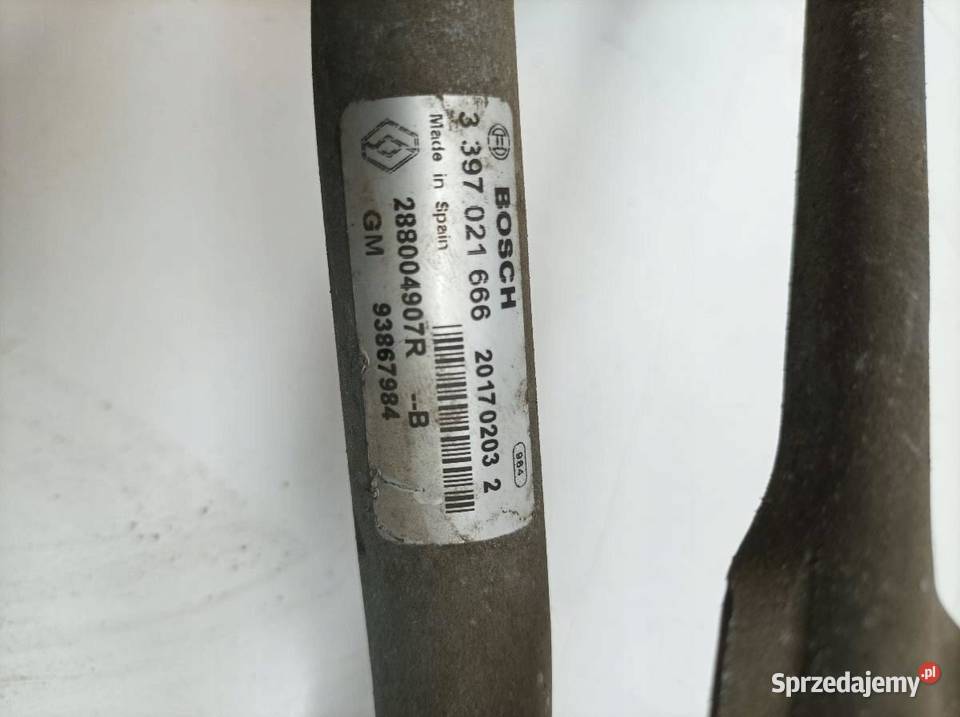 MECHANIZM WYCIERACZEK PRZÓD EUROPA 288004907R