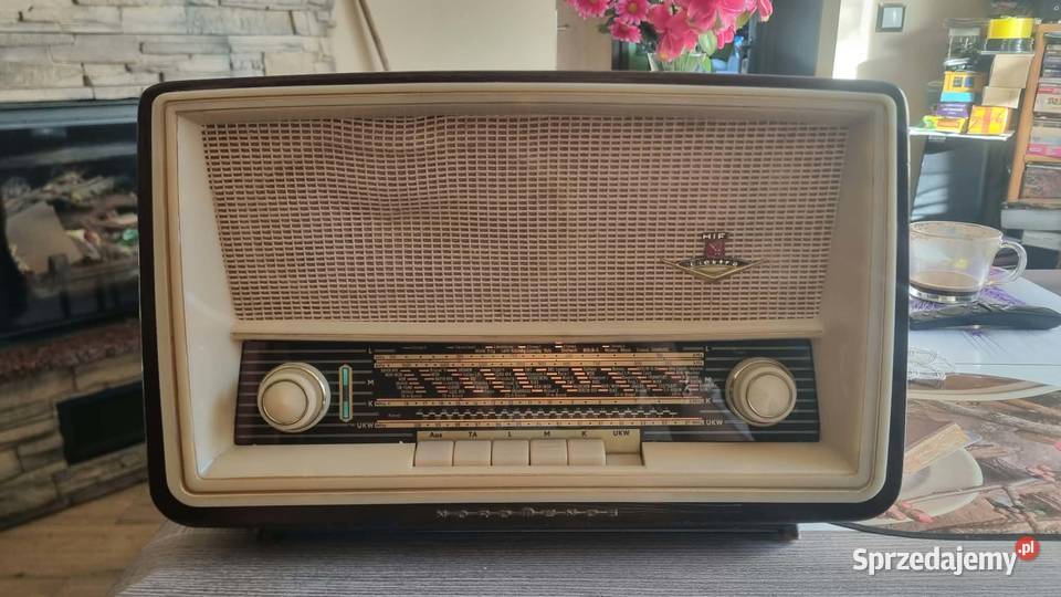 Radio lampowe Nordmende Elektra HiFi 62 magiczne Warta