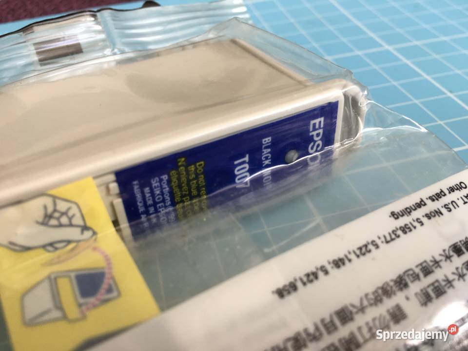 Oryginalny tusz EPSON T007 Czarny zachodniopomorskie Szczecinek