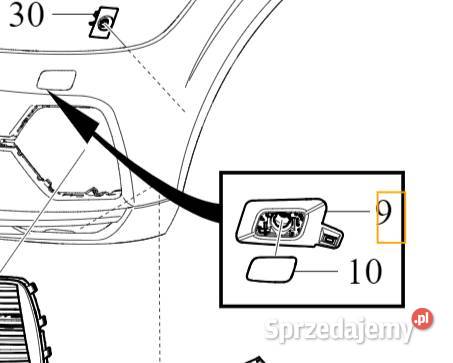 VOLVO XC60 II lewy wspornik mocowanie Gadgety motoryzacyjne Bielany Wrocławskie