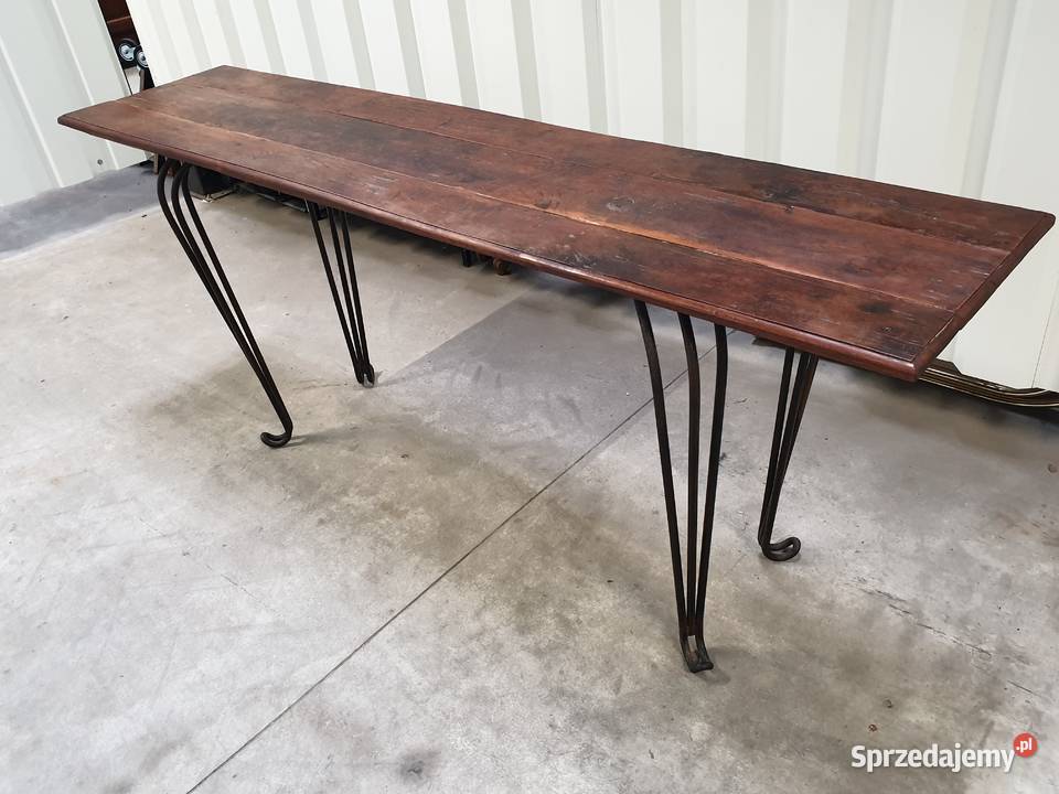 Antyk Konsola Stół przyścienny ręcznie wykonany Gdańsk