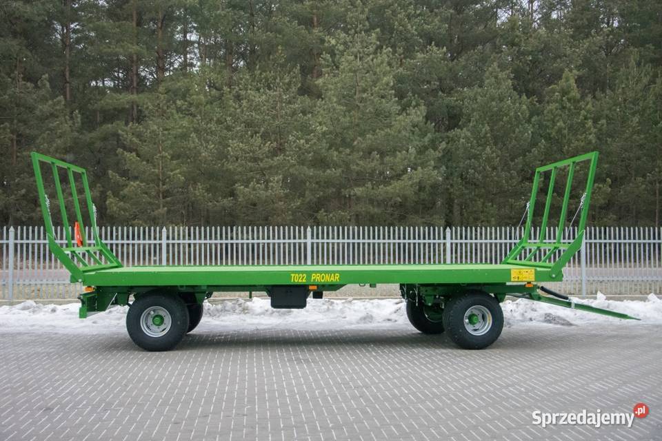 PRZYCZEPA do balotów PRONAR T022 platforma do Przyczepy rolnicze