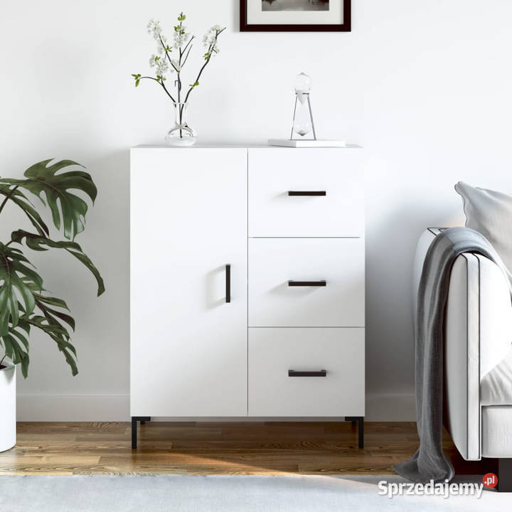Szafka biała 695x34x90 materiał drewnopochodny
