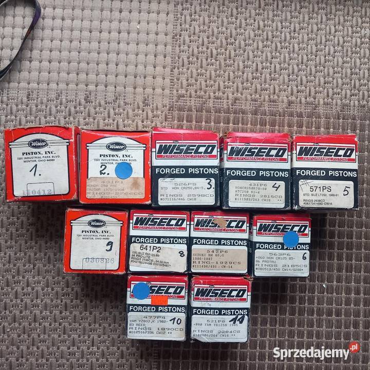 Tłok Yamaha Suzuki Honda cr rm yz 125 250 Silniki podlaskie Białystok sprzedam