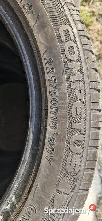 Opony letnie LASSA COMPETUS 22550R18 99Y używane Samochodowe Gorzów Wielkopolski