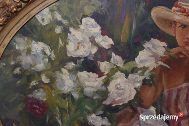 Józef Mehoffer Arystokratka w Kapeluszu Dama w Obrazki i obrazy