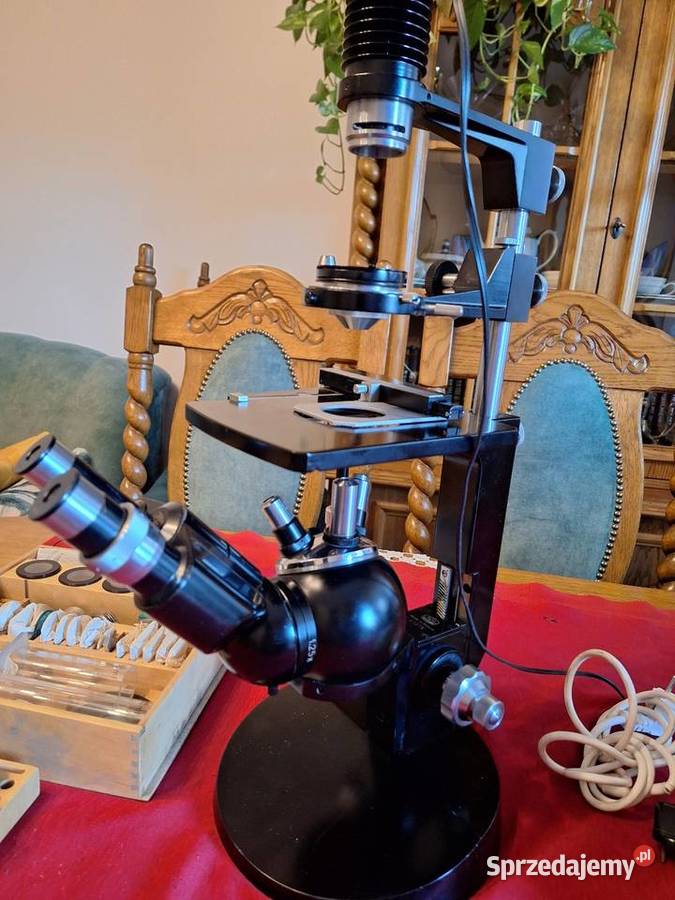 Mikroskop PZO Odwrócony Piła