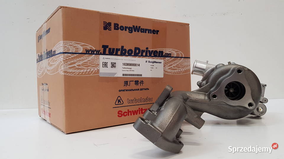Nowa turbosprężarka BorgWarner KKK 16389880014 mazowieckie Siedlce
