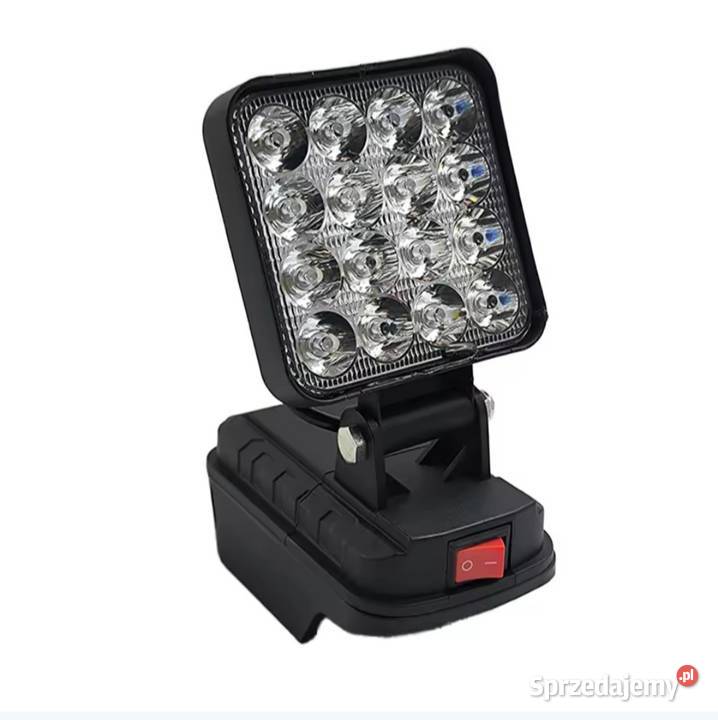 Lampa robocza do baterii Makita 18v adapter