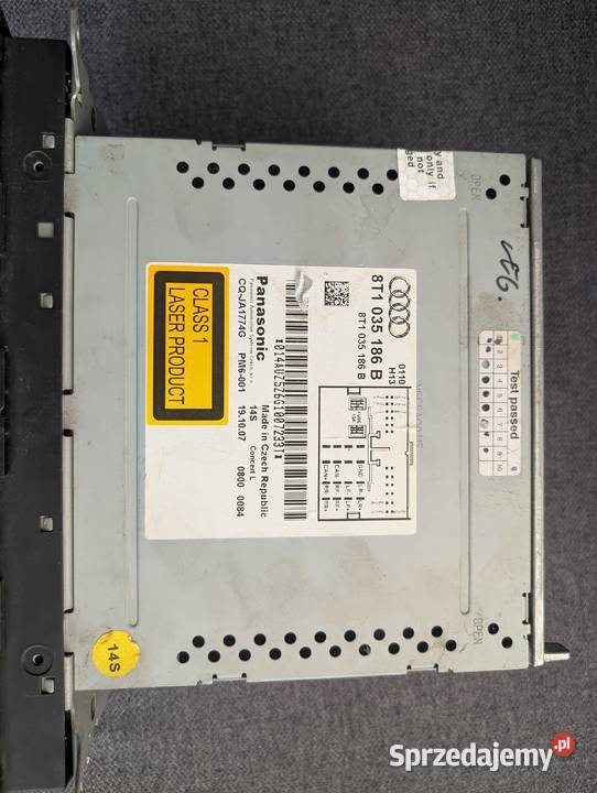 Radio concert audi a4 b8 Łódź