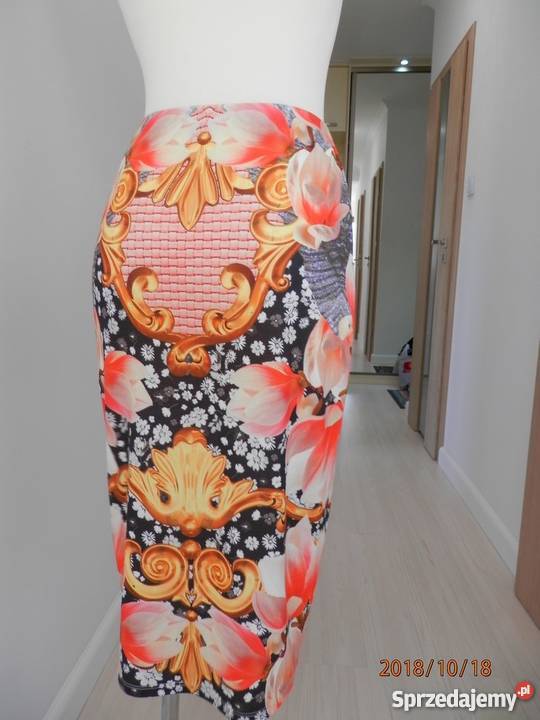 Spódnica w stylu Versace Tuba Ołówkowa Midi Łomża