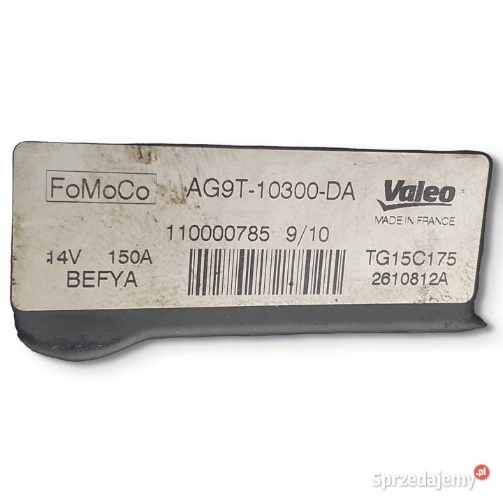 ALTERNATOR Ford Mondeo MK4 20 TDCI AG9T10300DA lubelskie Chełm