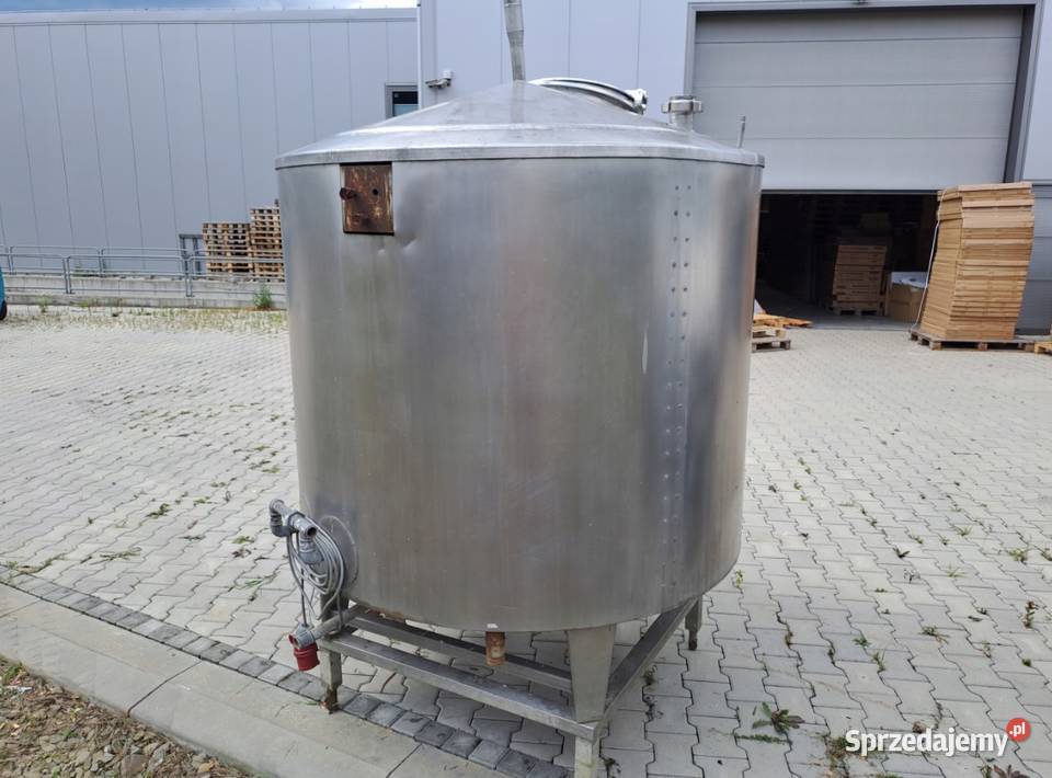 Zbiornik nierdzewny kwasoodporny z mieszadłem i Stary Sącz