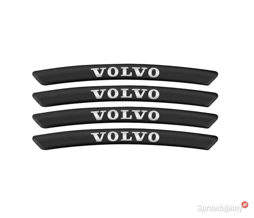 Naklejki Emblematy na felgi Volvo 4 sztuki Nowe śląskie