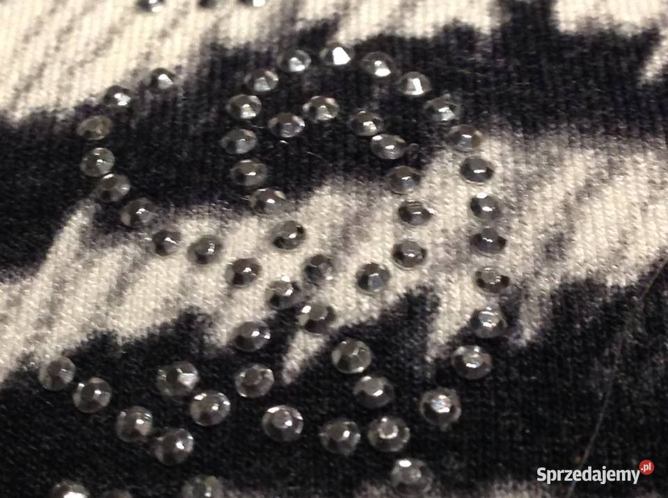 Golf Dzianinowy Damski SIMPLE M Zebra j Nowy Inny wzór Nowa Sól