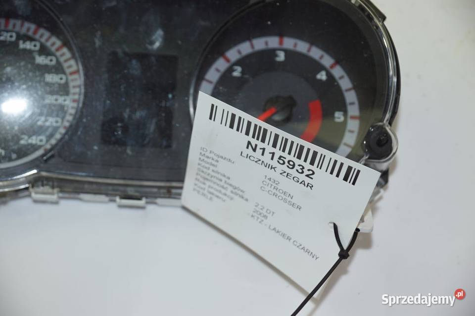 8100A485A CCROSSER LICZNIK ZEGAR Lipno