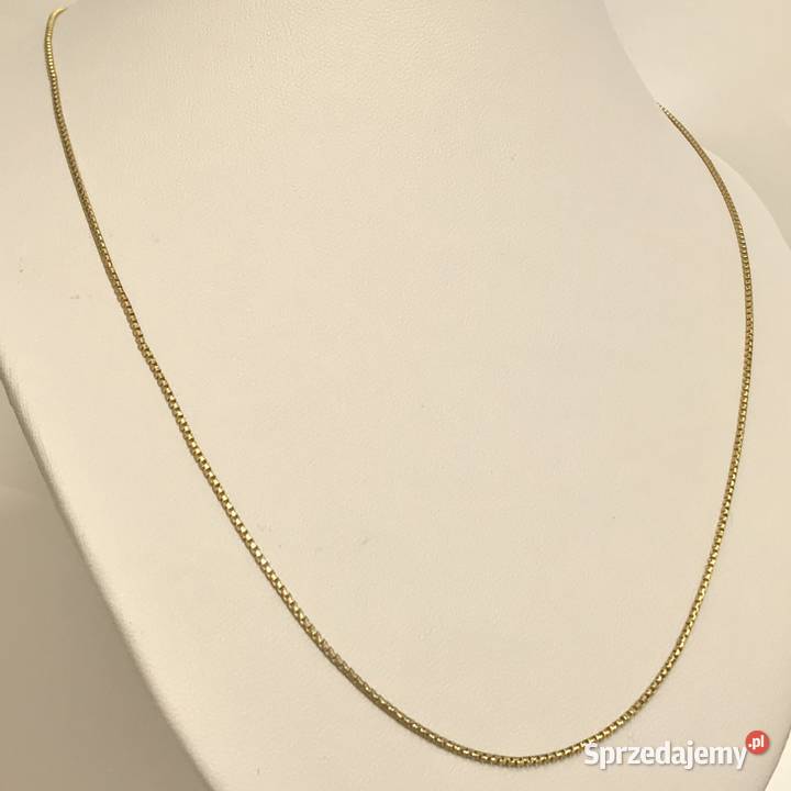 Złoty ŁAŃCUSZEK na KOMUNIĘ ŚWIETĄ 8K ŻMIJKA 45 Warszawa sprzedam
