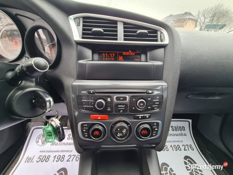 Citroen C4 16 HDI Klimatronik PDC Sensory wielkopolskie Wągrowiec