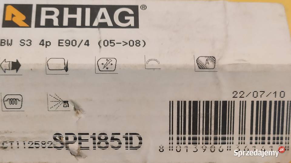 Lusterko Prawe Bmw e90 spe1851d Rhiag Tychy sprzedam