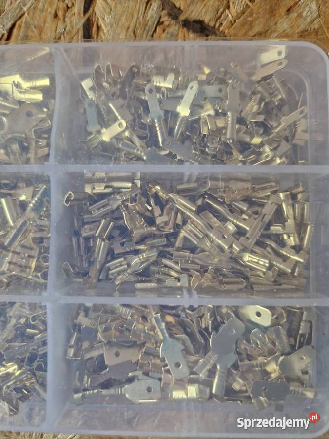 ZESTAW KONEKTORÓW ELEKTRYKA KONEKTORY WSUWKI wielkopolskie Głogowa sprzedam