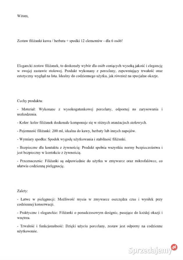 Zestaw filiżanek złote srebrne Pozostałe dolnośląskie Jelenia Góra