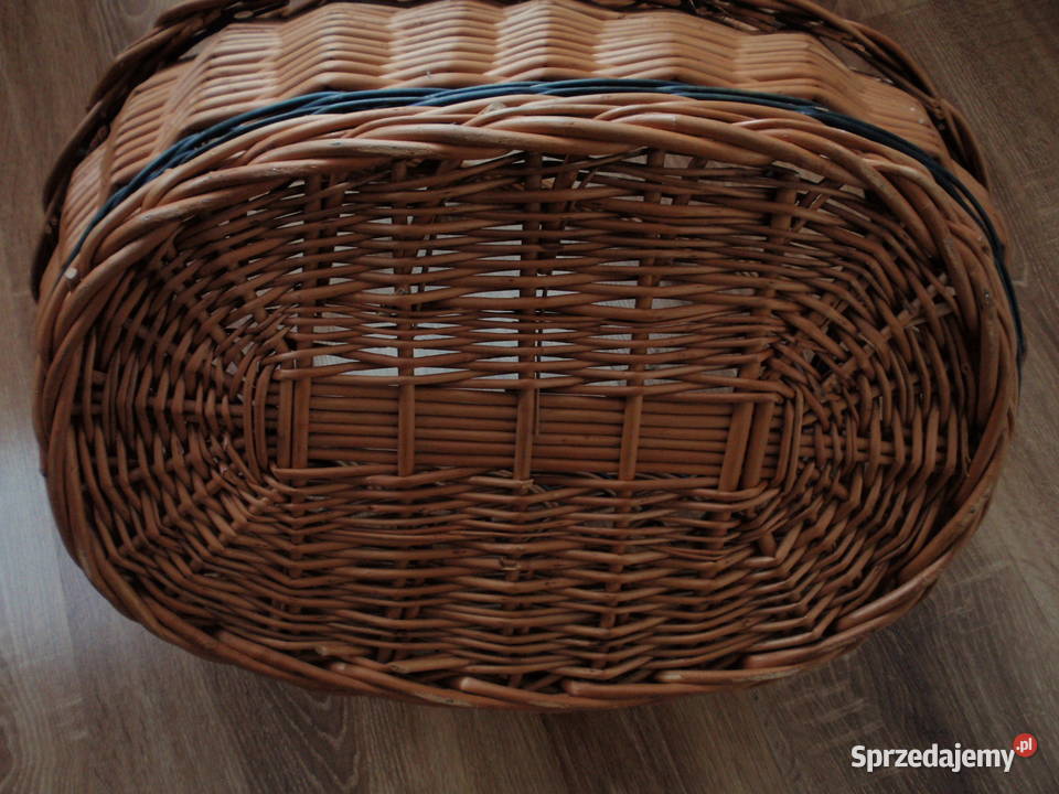 Kosz wiklinowy owalny duży idealny na grzyby Łódź sprzedam