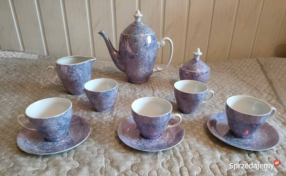 Porcelanowy serwis kawowy Włocławek PRL podlaskie Suwałki