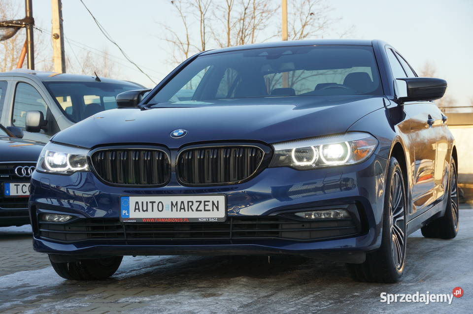 BMW 520d XDrive 20 Diesel 190 4x4 Navi Kamera elektryczne lusterka Seria 5 Nowy Sącz