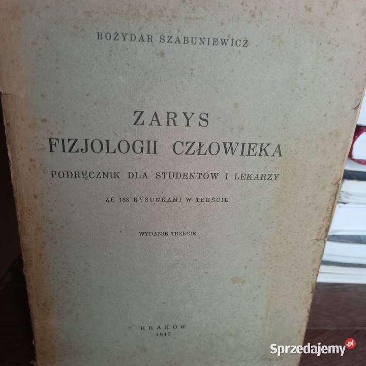 Zarys fizjologii człowieka medyczne książki