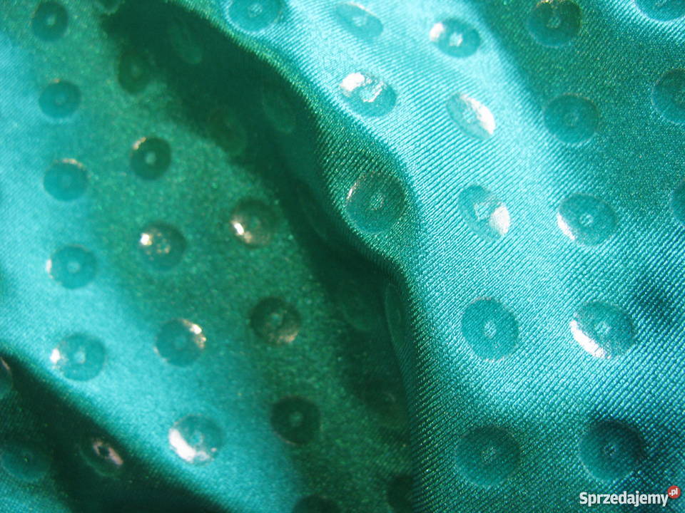 Tkanina bistorowa cekiny śląskie Sosnowiec