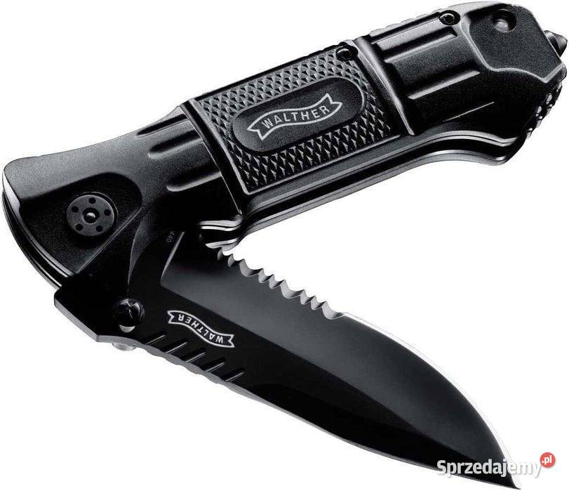 Nóż taktyczny Walther 50715 składany BTK Black Kozienice