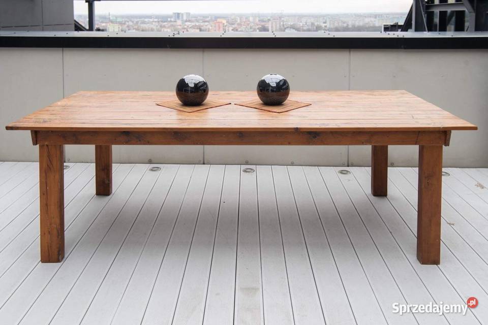 Duzy stół krzesła Australii lite drewno Meble Krzyków sprzedam