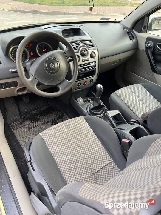 Renault Megane II 14 16V do jazdy opłaty na poduszka powietrzna