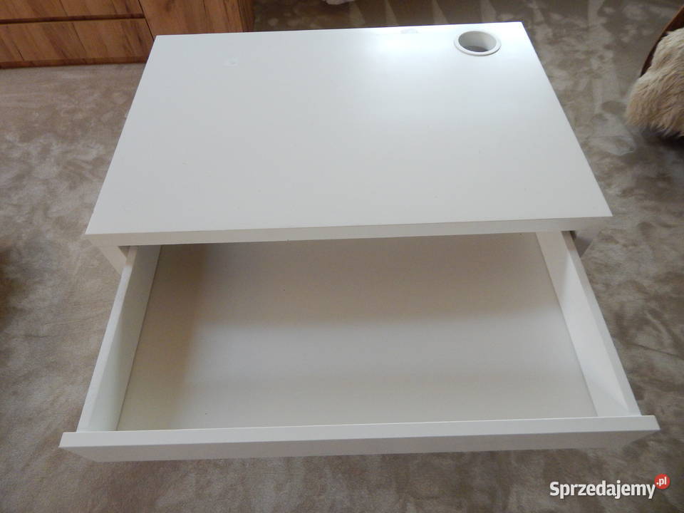 IKEA białe biurko z serii MICKE o szerokości 73 Kraków